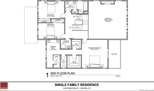 5168 Tennyson St, Denver CO  80212-2912 exterior