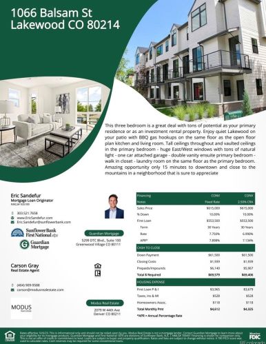 1066 Balsam St, Denver, CO 80214-4010