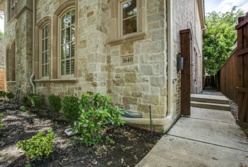 3640 Asbury St, Dallas TX  75205-1849 exterior