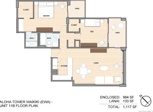 430 Lewers St, Honolulu HI  96815-2444 exterior