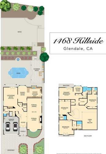 1468 Hillside Dr, Glendale CA  91208-2417 exterior