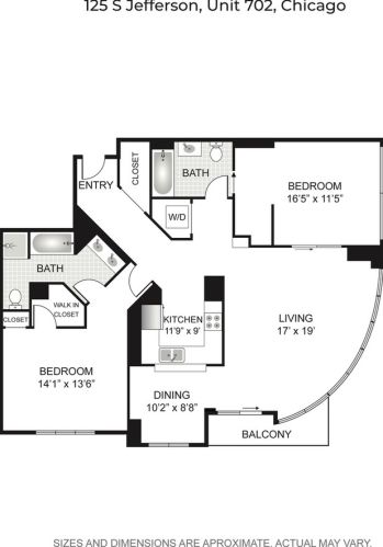 125 Jefferson St, Chicago IL  60661-3609 exterior