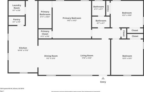 1109 Fayetteville Rd, Atlanta GA  30316-3628 exterior