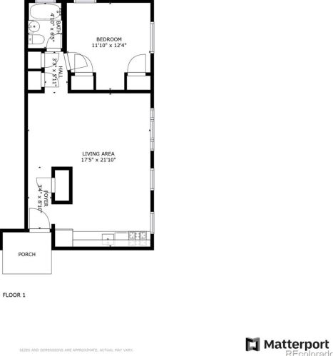 1101 Bellaire St, Denver CO  80220-6205 exterior