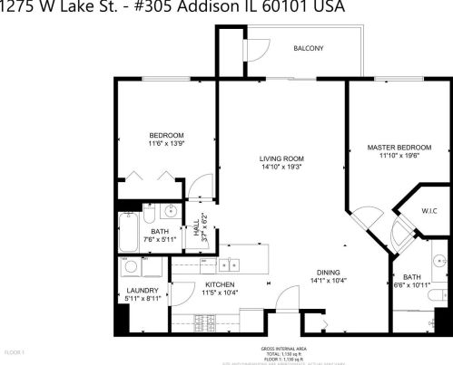 1275 Lake St, Addison IL  60101-5742 exterior