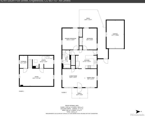 4249 Fox St, Englewood CO  80110-4566 exterior