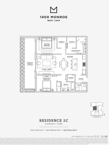 1400 Monroe St, Chicago IL  60607-2590 exterior