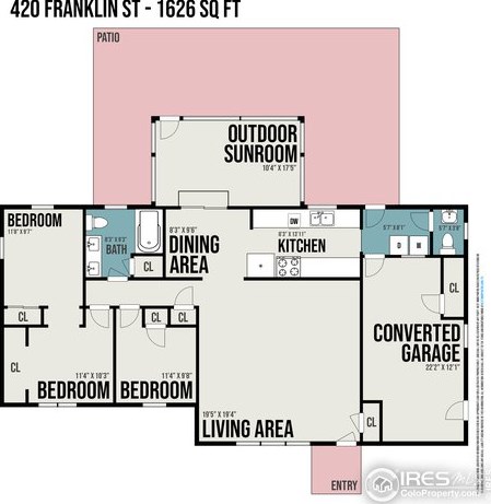 420 Franklin St, Fort Collins CO  80521-1719 exterior