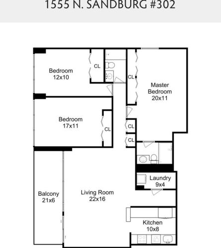 1555 Sandburg Ter, Chicago IL  60610-1350 exterior