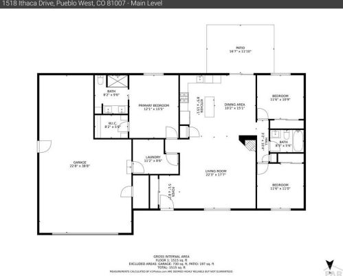 1518 Ithaca Dr, Pueblo CO  81007-2348 exterior