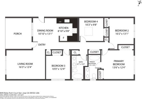 1849 Babe Ruth Ct, San Jose, CA 95132-1502