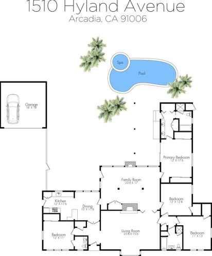 1510 Hyland Ave, Arcadia, CA 91006-1808