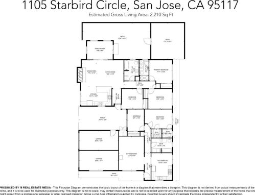 1105 Starbird Cir, San Jose, CA 95117-2836