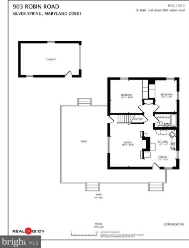 903 Robin Rd, Silver Spring MD  20901-1872 exterior