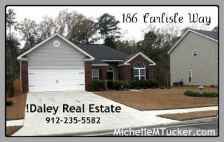 186 Carlisle Way, Savannah GA  31419-6600 exterior