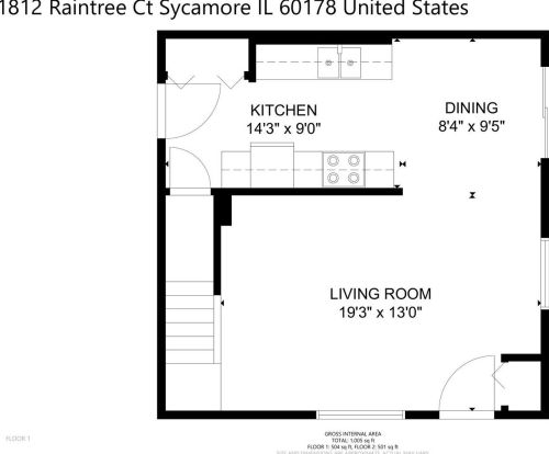 1812 Raintree Ct, Sycamore IL  60178-2734 exterior