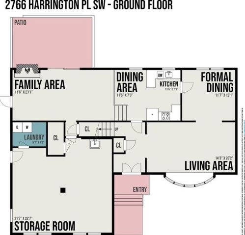 2766 Harrington Pl, Atlanta GA  30311-2346 exterior