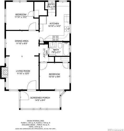 871 Sherman St, Denver CO  80209-4038 exterior