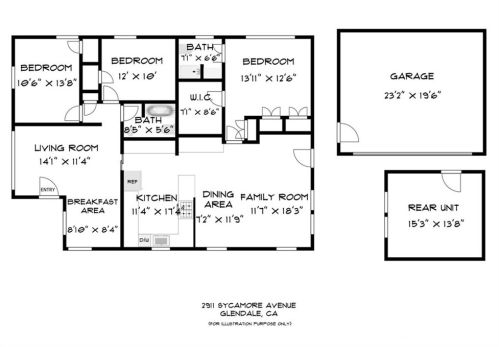 2911 Sycamore Ave, Glendale CA 91201-1154 exterior