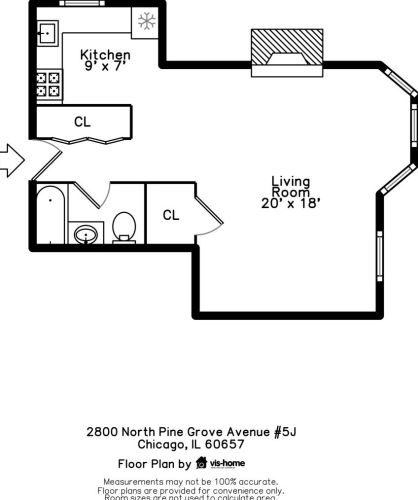 2800 Pine Grove Ave, Chicago IL  60657-6110 exterior
