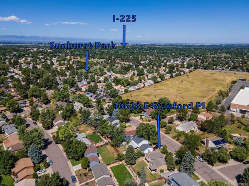 16628 Stanford Pl, Aurora CO 80015-1666 exterior