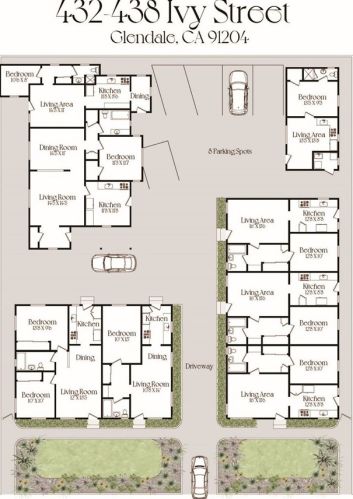 438 Ivy St, Glendale CA  91204-1272 exterior