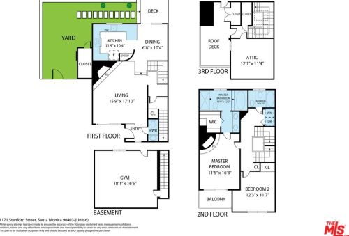 1171 Stanford St, Santa Monica CA  90403-4739 exterior