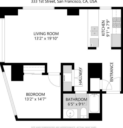 333 1st St, San Francisco CA  94105-2687 exterior