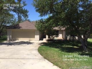 2183 Hiline Dr, Spring Branch TX  78163-1801 exterior