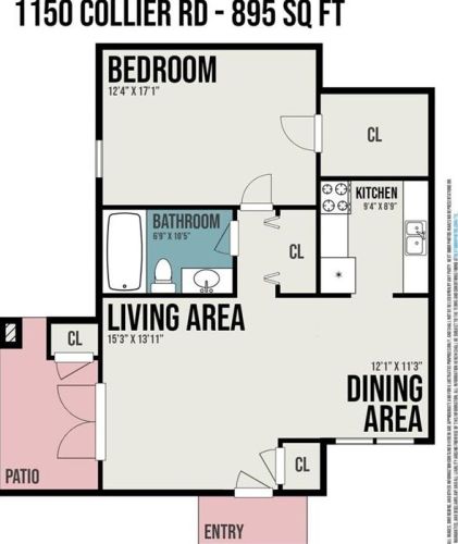 1150 Collier Rd, Atlanta GA  30318-0407 exterior