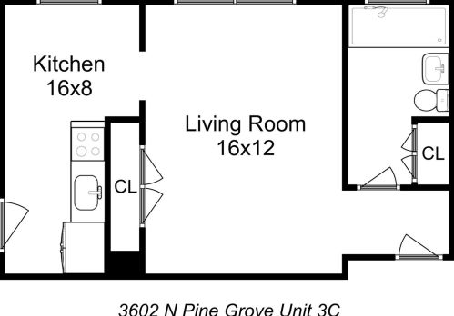 3602 Pine Grove Ave, Chicago IL  60613-4509 exterior
