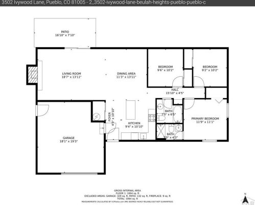 3502 Ivywood Ln, Pueblo CO  81005-2555 exterior