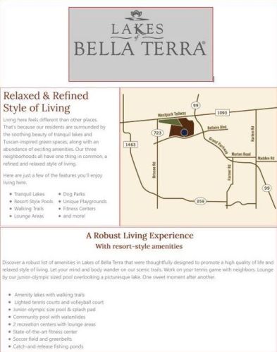 23902 Via Renata, Richmond TX 77406-7803 exterior