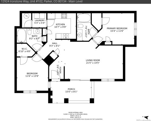 12924 Ironstone Way, Parker CO  80134-7139 exterior