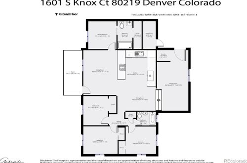 1601 Knox Ct, Denver CO  80219-4526 exterior