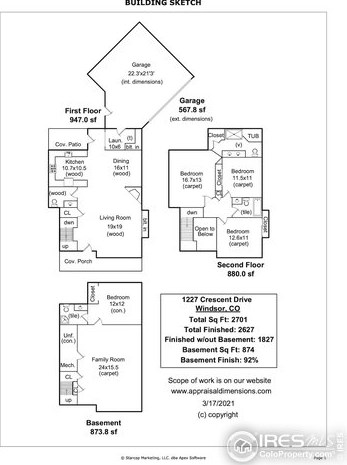 1227 Cres Dr, Fort Collins CO 80526-2917 exterior