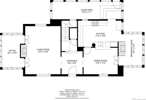 1156 Humboldt St, Denver CO  80218-3124 exterior
