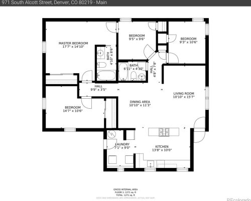 971 Alcott St, Denver CO  80219-3501 exterior