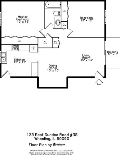 123 Dundee Rd, Wheeling IL  60090-3037 exterior