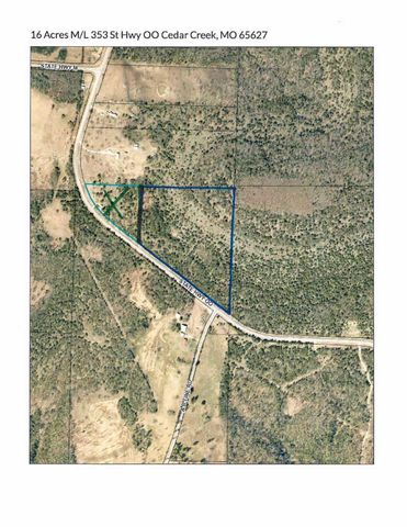 353 State Highway Oo, Cedarcreek, MO 65627-7445