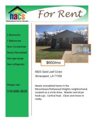 6923 Gold Leaf Cir, Shreveport LA  71109-8324 exterior