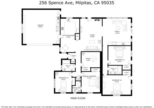 256 Spence Ave, Milpitas, CA 95035-4848