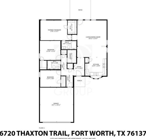 6720 Thaxton Trl, Fort Worth TX  76137-7546 exterior