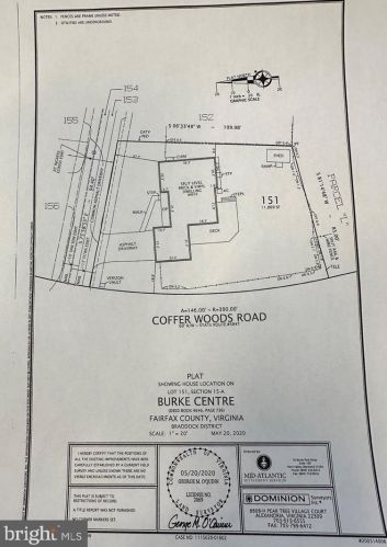 9919 Coffer Woods Rd, Springfield VA  22015-2903 exterior