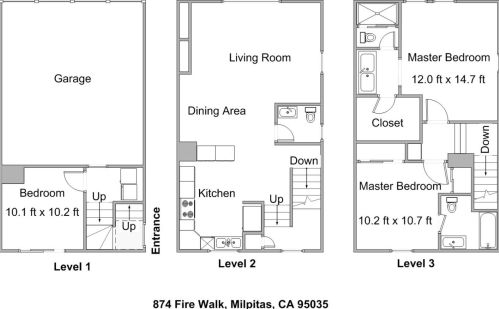 874 Fire Walk, Milpitas, CA 95035-8706