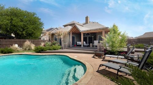 5845 Fathom Dr, Fort Worth TX  76135-7014 exterior