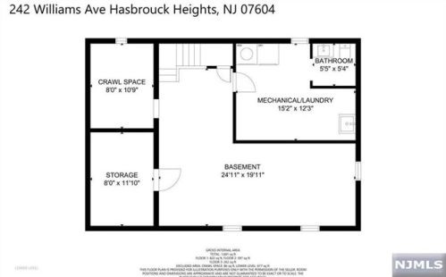 242 Williams Ave, Hasbrouck Heights NJ  07604-2127 exterior