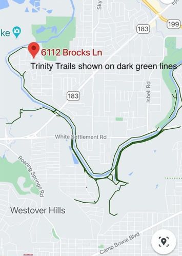 6112 Brocks Ln, Fort Worth TX  76114-2412 exterior