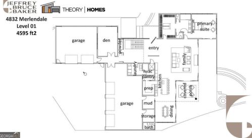 4832 Merlendale Dr, Atlanta GA  30327-4932 exterior