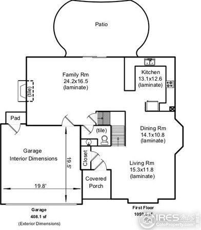 2606 Little Bear Ct, Fort Collins CO  80525-6164 exterior